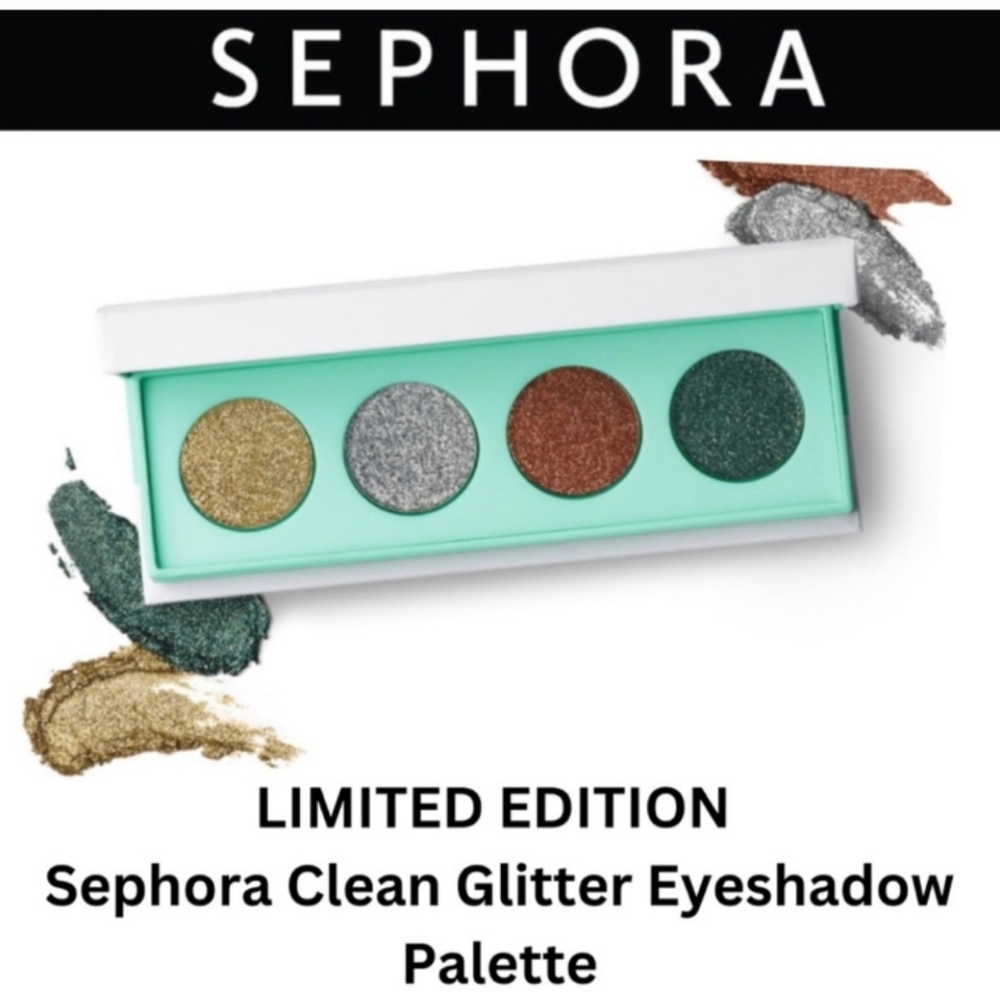 Sephora Limited Edition Clean Glitter Eye Shadow Pallet